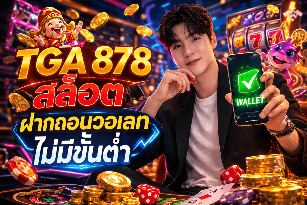 TGA 878 สล็อต ฝากถอนวอเลท ไม่มีขั้นต่ำ ทุนน้อยก็เล่นไหว